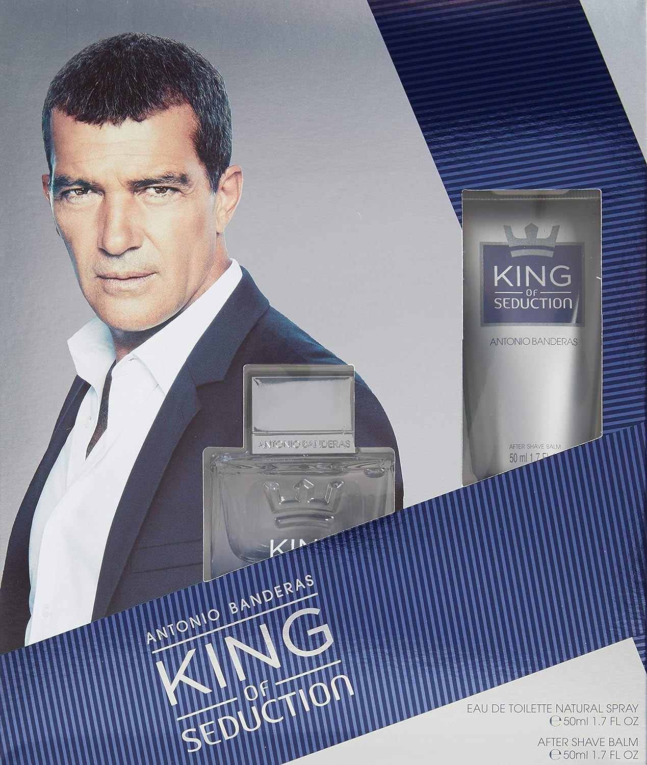 Antonio Banderas King Of Seduction Gift Set 50ml EDT + 50ml Aftershave Balm - Sense42 Beauty and Health
