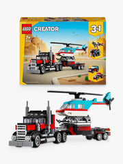 LEGO Creator 3in1 Flatbed Truck with Helicopter Toy 31146 - Sense42 Beauty and Health