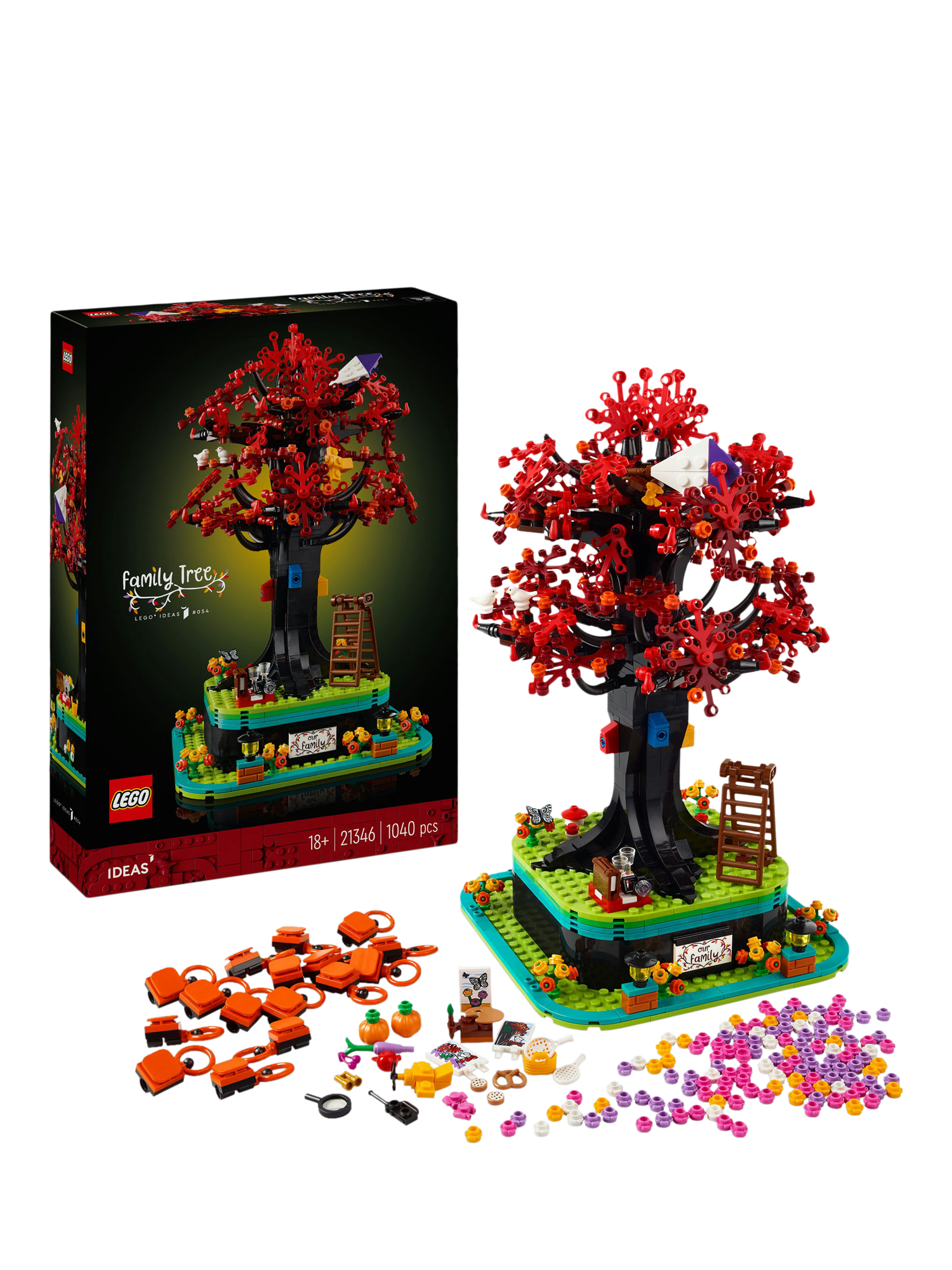 LEGO Ideas 21346 Family Tree & Keepsake Display Ornament - Sense42 Beauty and Health