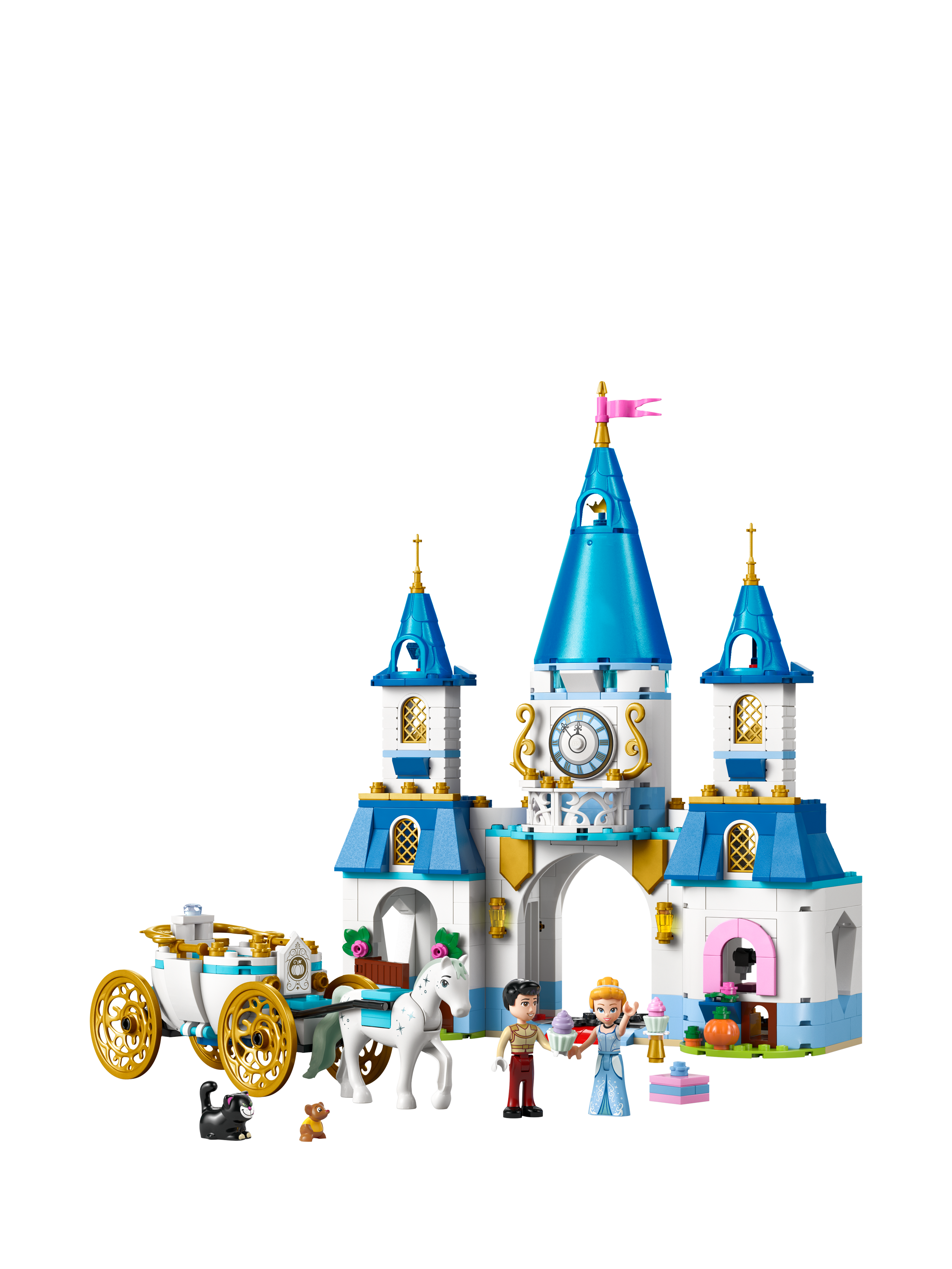 LEGO Disney 43275 Disney Princess Cinderella’s Castle & Horse Carriage Building Playset - Sense42 Beauty and Health