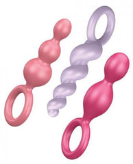 Satisfyer Booty Call Set Of 3 Multicolour Anal Plugs