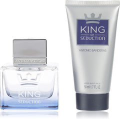 Antonio Banderas King Of Seduction Gift Set 50ml EDT + 50ml Aftershave Balm - Sense42 Beauty and Health