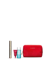 Clarins All About Eyes Gift Set 8ml Supra Volume Mascara + 30ml Instant Eye Make-Up Remover + 3ml Total Eye Lift