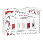 Essie The Mini Classics Nail Polish Gift Set 5ml Fifth Avenue + 5ml Blanc + 5ml Ballet Slippers + 5ml Water Melon + 5ml Base & Top Coat