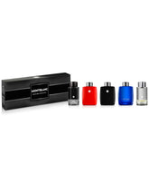 Montblanc Men's Mini Set Gift Set - 5 Pieces (Montblanc Explorer, Legend Red, Legend Eau de Toilette, Legend Blue, and Explorer Platinum, each in a 4.5 ml bottle.)