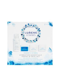 Lumene Nordic Hydra Gift Set 50ml Oat Milk Oil Cleanser + 15ml Gel Mask + 15ml Moisturizer + 15ml Overnight Cream