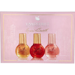 Gloria Vanderbilt Gift Set 10ml Vanderbilt EDT + 10ml In Red EDT + 10ml Miss Vanderbilt EDT