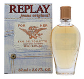 Replay Jeans Original for Her Eau de Toilette 60ml Spray - Sense42 Beauty and Health