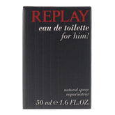 Replay For Him Eau de Toilette 50ml Spray - Sense42 Beauty and Health