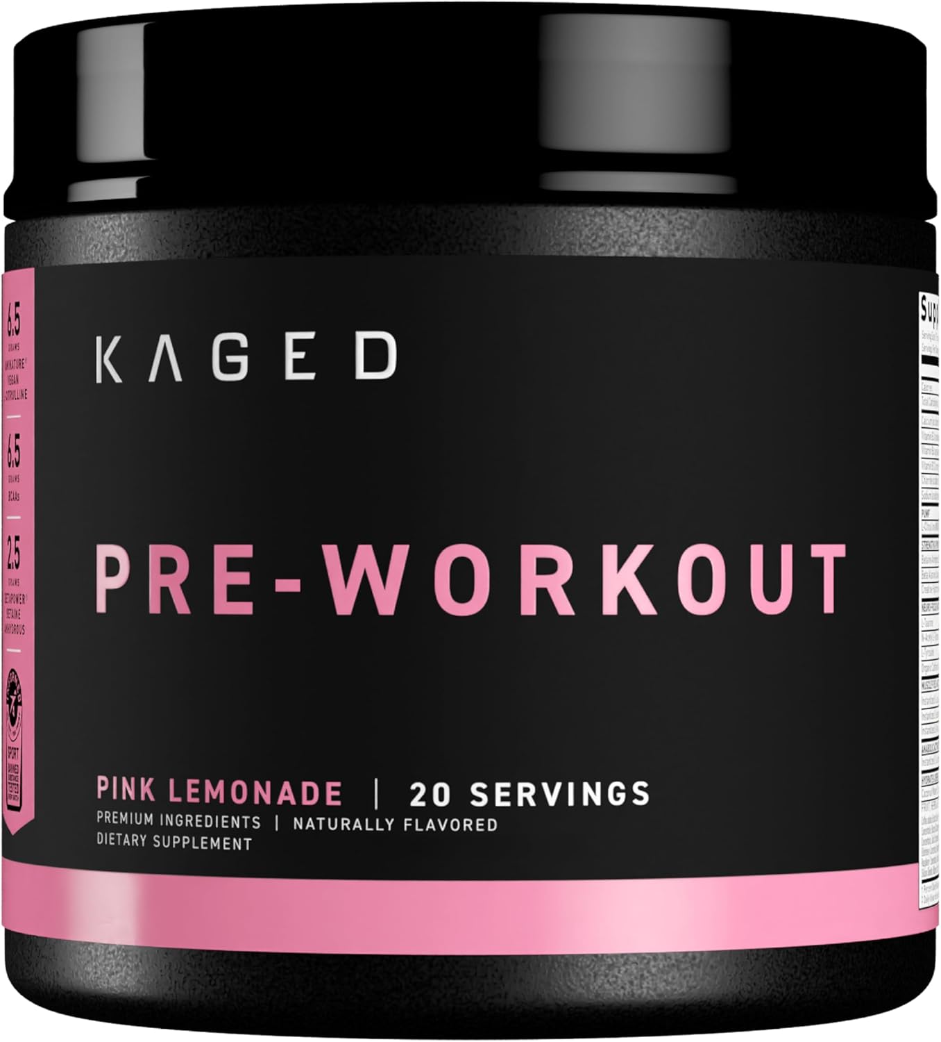 Kaged Muscle Pre-Kaged, Pink Lemonade - 560g - Sense42 Beauty and Health
