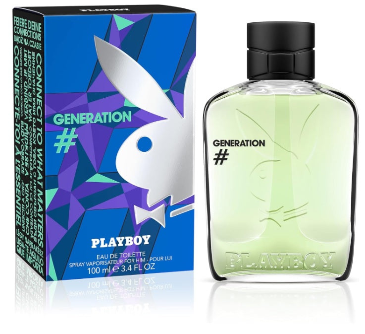 Playboy Generation For Him Eau de Toilette 100ml Spray - Sense42 Beauty and Health