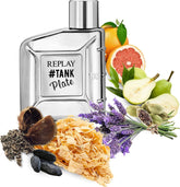 Replay #Tank Plate for Him Eau de Toilette 100ml Spray - Sense42 Beauty and Health
