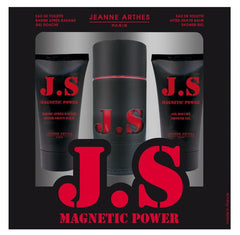 Jeanne Arthes Js Magnetic Power Gift Set 100ml EDT + 75ml Shower Gel + 75ml Aftershave Balm