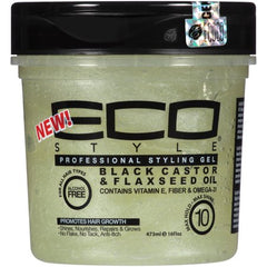Eco Styler Black Castor & Flaxseed Oil Gel 473ml