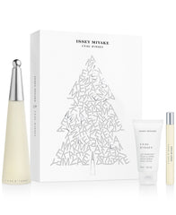 Issey Miyake L'eau d'Issey Gift Set 100ml EDT + 50ml Body Lotion + 10ml EDT Purse Spray - Christmas Edition