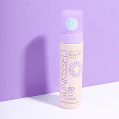 Sunkissed 95 Percent Natural Self Tan Mousse 200ml - Dark - Sense42 Beauty and Health