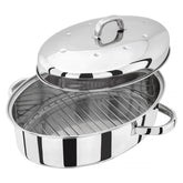 Judge Stainless Steel Oval Roaster & Rack - Sense42 Beauty and Health