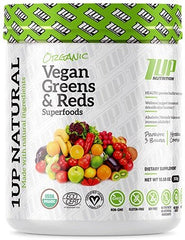 Organic Vegan Greens & Reds Superfoods, Pineapple - 300g - Sense42 Beauty and Health