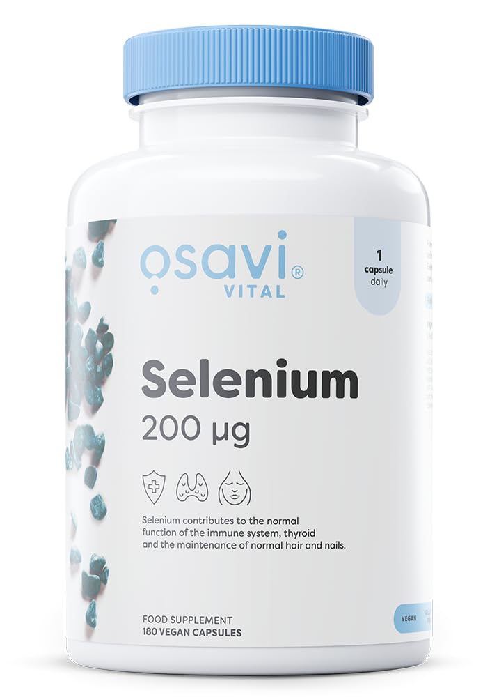 Osavi Selenium 200mcg - 180 vegan caps - Sense42 Beauty and Health