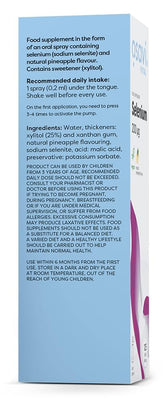 Osavi Selenium Oral Spray, 200mcg (Pineapple) - 25 ml. - Sense42 Beauty and Health