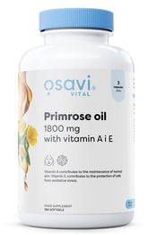Osavi Primrose Oil with Vitamin A & E, 1800mg - 180 softgels - Sense42 Beauty and Health