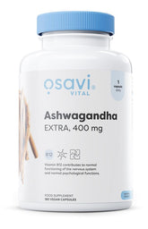 Osavi Ashwagandha Extra 400mg - 180 vegan caps - Sense42 Beauty and Health