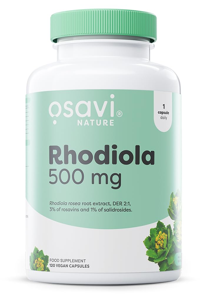 Osavi Rhodiola 500 mg – 120 Vegan Capsules - Sense42 Beauty and Health