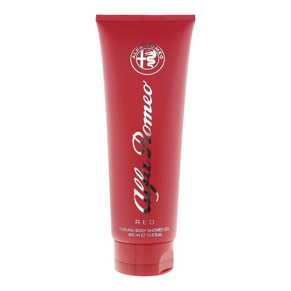 Alfa Romeo Red Hair & Body Wash 400ml - Sense42 Beauty and Health