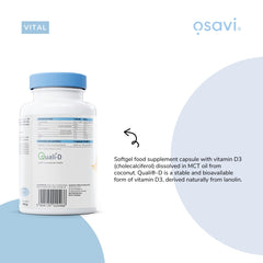 Osavi Vitamin D3 2000IU - 60 softgels - Sense42 Beauty and Health