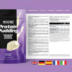 SciTec Protein Pudding (Bag) Panna Cotta - 400g - Sense42 Beauty and Health