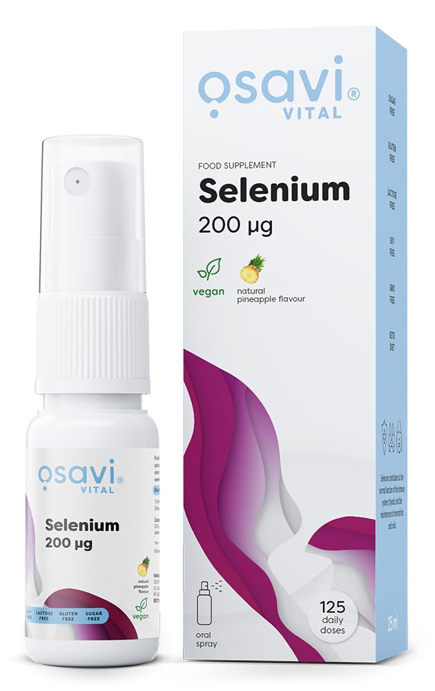Osavi Selenium Oral Spray, 200mcg (Pineapple) - 25 ml. - Sense42 Beauty and Health