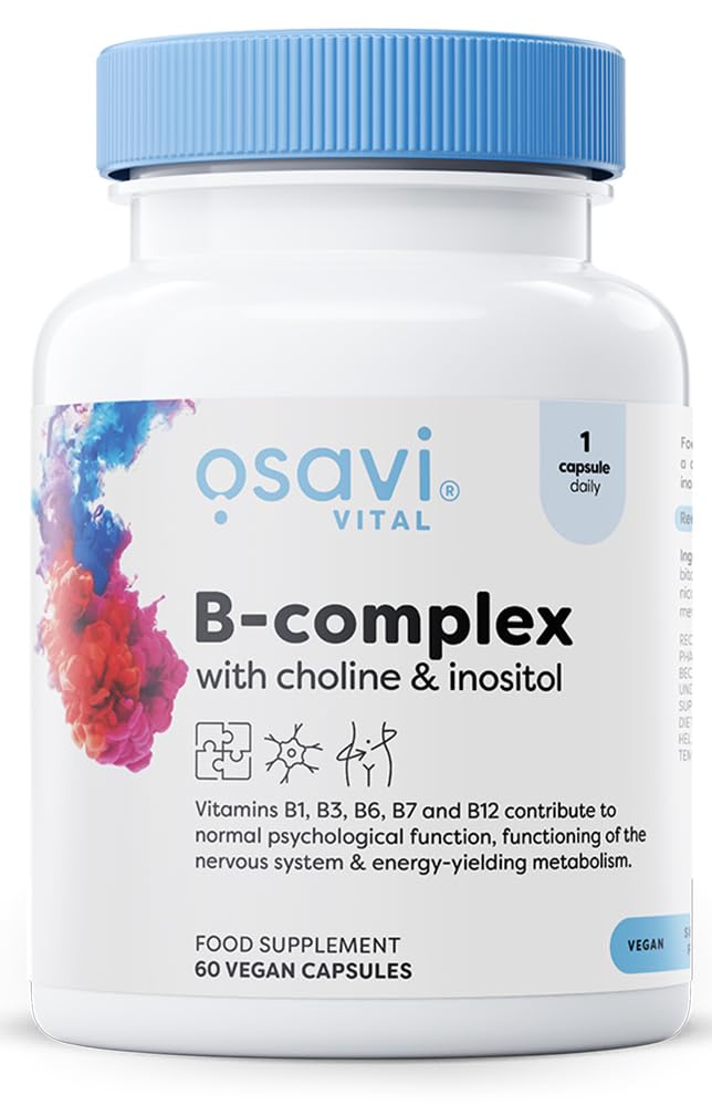 Osavi B-Complex with Choline & Inositol - 60 vegan caps - Sense42 Beauty and Health