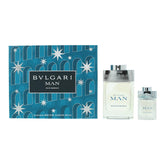 BVLGARI Man Rain Essence Eau de Parfum Set (EDP 100ml + EDP 15ml) - Sense42 Beauty and Health