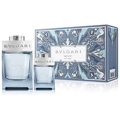 Bvlgari Man Glacial Essence for Men 2 Pc Gift Set 3.4oz EDP Spray, 0.5oz EDP Spray - Sense42 Beauty and Health