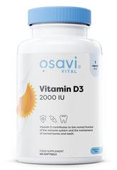 Osavi Vitamin D3 2000IU - 120 softgels - Sense42 Beauty and Health