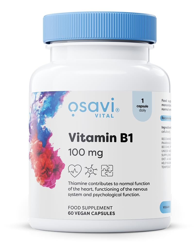 Osavi Vitamin B1 100mg - 60 vegan caps - Sense42 Beauty and Health