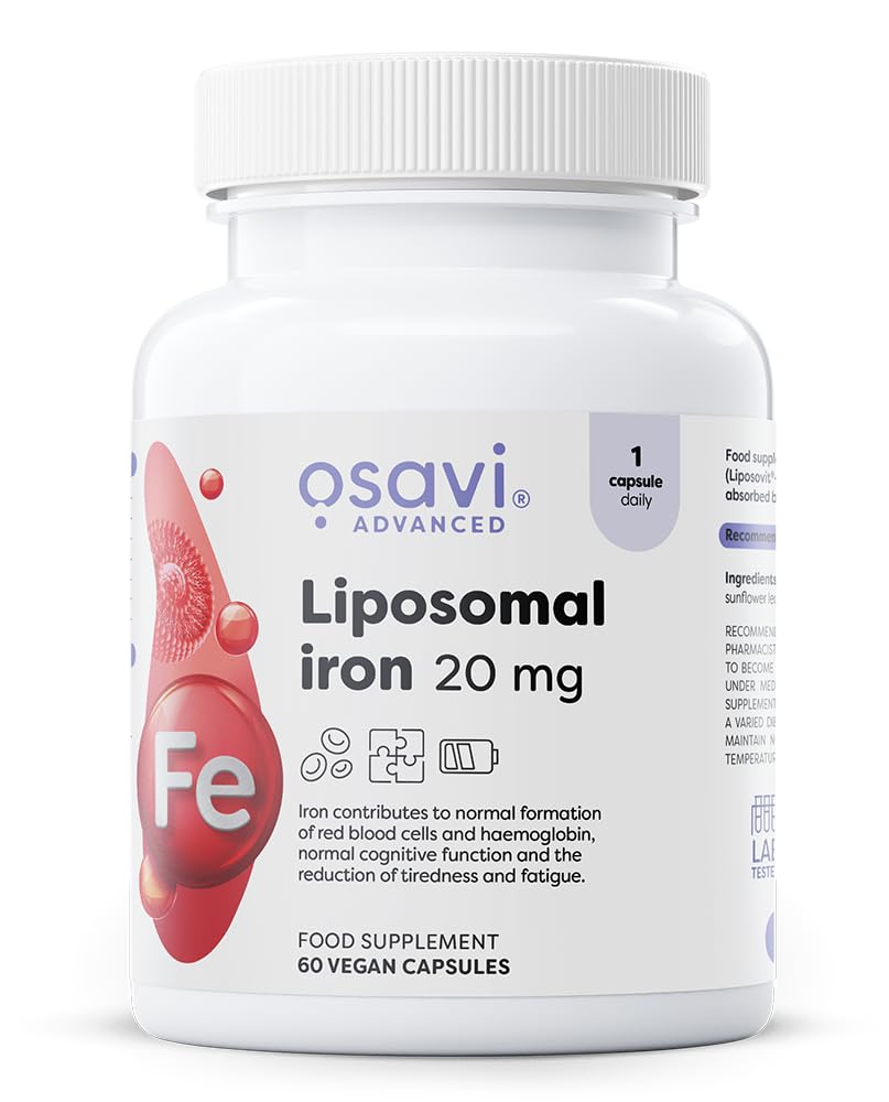 Osavi Liposomal Iron, 20mg - 60 Vegan caps - Sense42 Beauty and Health