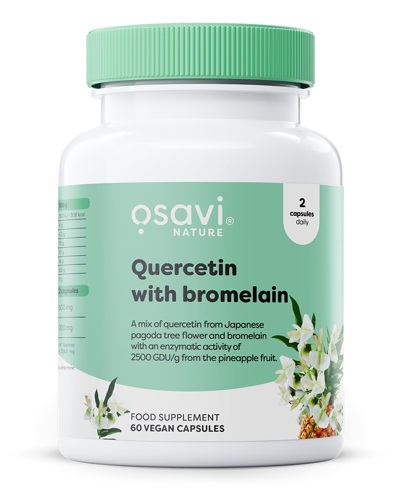 Osavi Quercetin with Bromelain – 60 Vegan Capsules - Sense42 Beauty and Health
