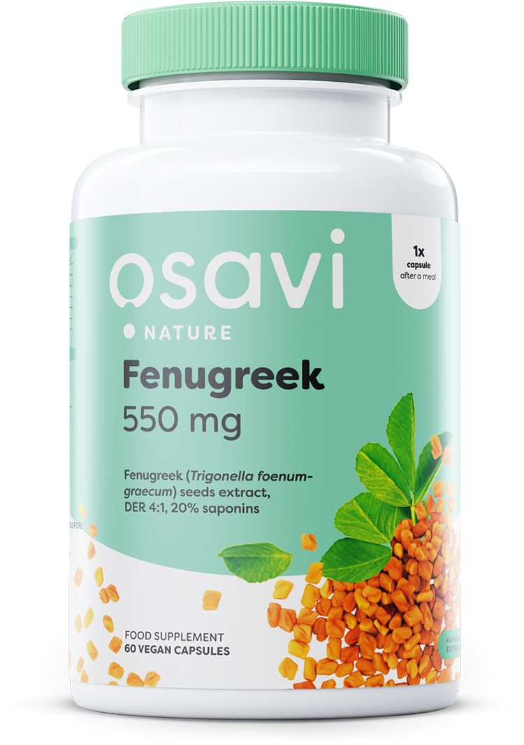 Osavi Fenugreek, 550mg - 60 vcaps - Sense42 Beauty and Health