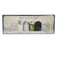 BULGARI COFFRET SET: POUR HOMME EDT 5ML + WOOD ESSENCE + IN BLACK + RAIN ESSENCE - Sense42 Beauty and Health