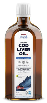 Osavi Norwegian Cod Liver Oil 1000mg Omega 3 (Lemon-Mint) - 250 ml. - Sense42 Beauty and Health
