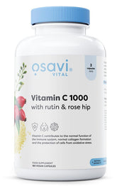 Osavi Vitamin C1000 with Rutin & Rose Hip - 180 vegan caps - Sense42 Beauty and Health