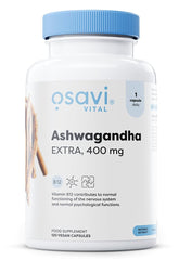 Osavi Ashwagandha Extra, 400mg - 120 Vegan caps - Sense42 Beauty and Health