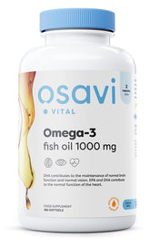 Osavi Omega-3 Fish Oil Molecularly Distilled 1000mg (Lemon) - 180 Softgels - Sense42 Beauty and Health
