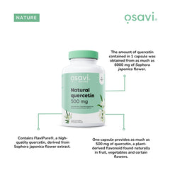 Osavi Natural Quercetin 500 mg – 60 Vegan Capsules - Sense42 Beauty and Health