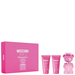 Moschino Toy 2 Bubble Gum Gift Set 50ml EDT + 50ml Body Lotion + 50ml Shower Gel