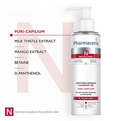 Pharmaceris N Puri-Capilium Soothing Redness Cleansing Gel - Sense42 Beauty and Health
