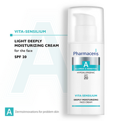 Pharmaceris A Vita-Sensilium Deeply Moisturising Light Cream SPF20 - Sense42 Beauty and Health
