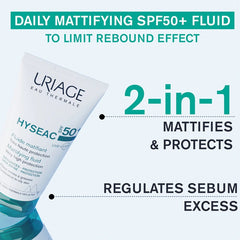Uriage Hyseac Mattifying Fluid SPF 50+ - Sense42 Beauty and Health