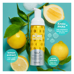 Benefit The POREfessional Tight ’n Toned - Pore Refining AHA + PHA Toning Foam 133ml - Sense42 Beauty and Health